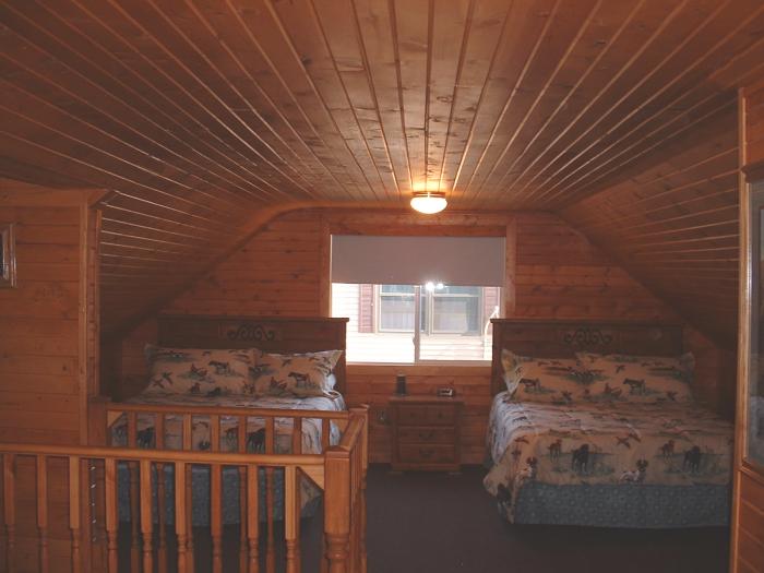 Two large comfortable queen sized beds upstairs